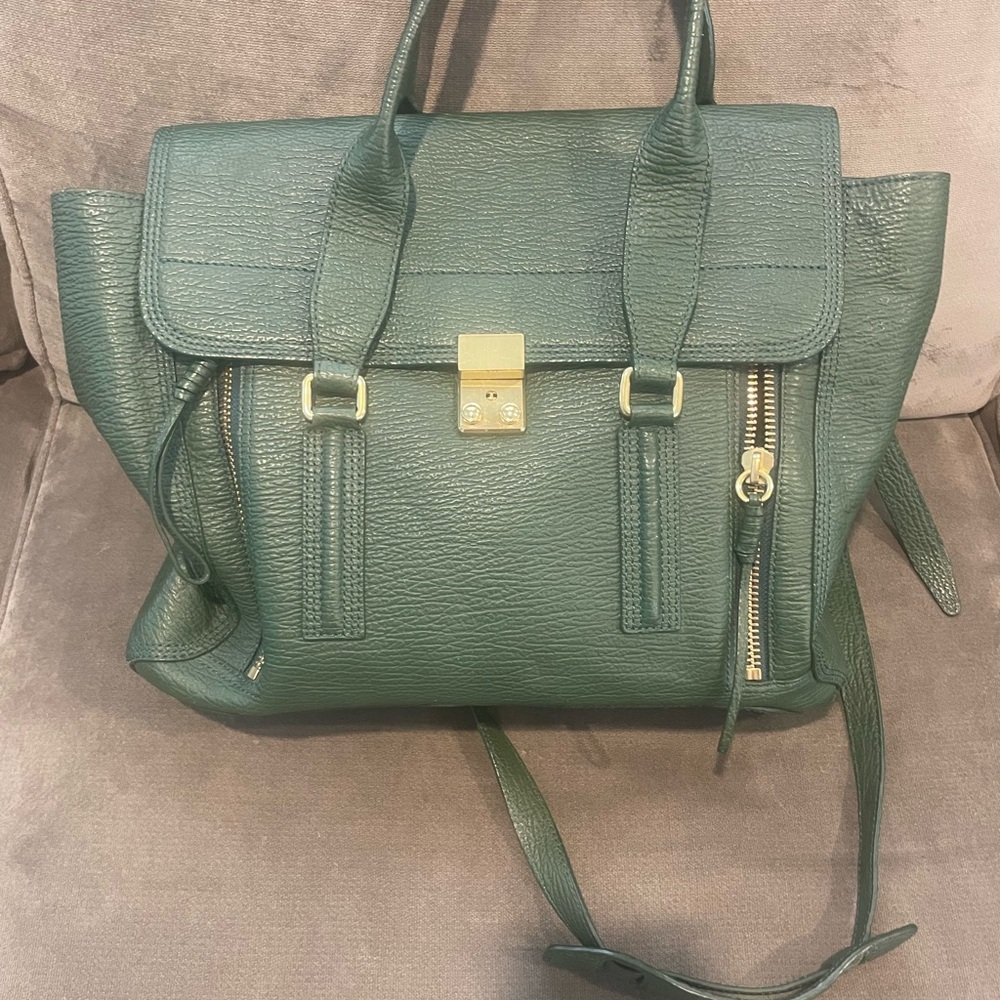 Phillip Lim Pashli green satchel handbag. 3.1. Medium  Women's Bag.